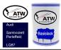 Preview: Audi, Samtviolett Perleffekt, LQ87: 500ml Lackdose, von ATW Autoteile West.